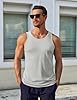 COOFANDY Tank Top Uomo 2/3 Pack Canotta Sportiva Traspirante Maglietta Sportivo Senza Maniche per Bodybuilding Gym Jogging Yoga Casual Tee Shirts Nero/Grigio Chiaro M #3