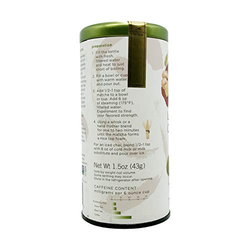 The Republic Of Tea U-Matcha Chai Tea, 1.5 Ounces / 20+ Cups, Chai Spices And Matcha Tea Powder #TOP2