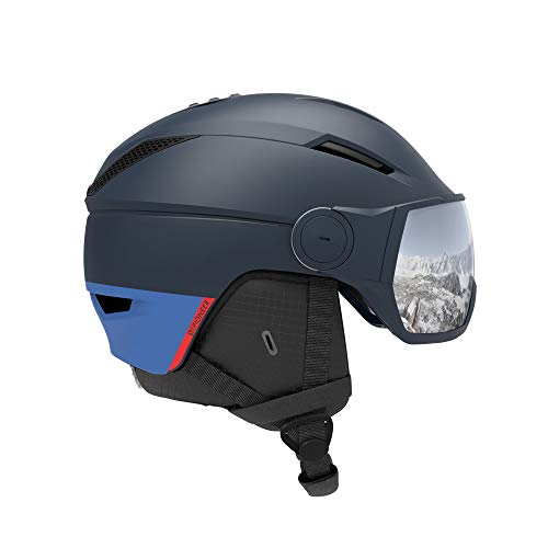 Salomon Unisex Pioneer Visor Blue, Dress Blue, M