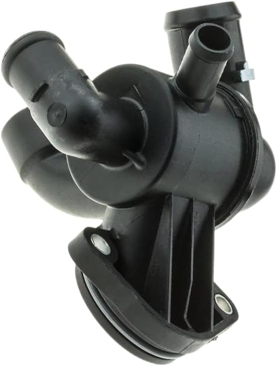 Engine Coolant Thermostat Housing Assembly Compatible with Beetle (Car) and Beetle (Car) Cabrio 2012-2017 - Replaces OEM 03L121111AC 03L121111M