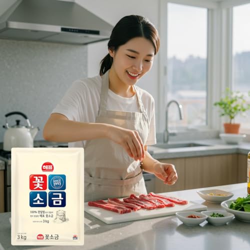 Sal de mar fina coreana 6.6 lb para cocinar miniatura 4