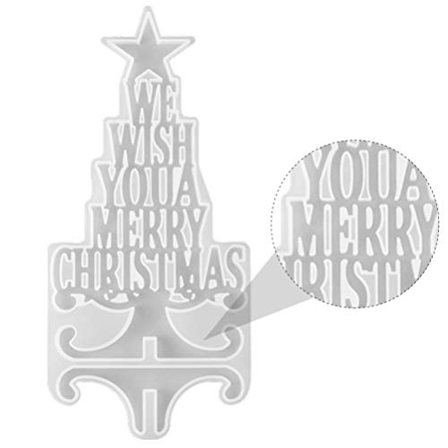 HEALLILY Kerstboom Hars Mallen DIY Vrolijk Kerst Siliconen Gieten Zeepvorm Crystal Epoxy Mould voor DIY Ambachten Xmas… - Afbeelding 5