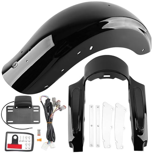 Garde-boue arrière moto avec feu stop Harley Touring 09-13 - 6