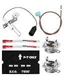 RV Water Heater Thermal Cutoff Compatible with Atwood 91447 93866 with ECO Thermostat Assembly Kit Replacement Part 2PCS