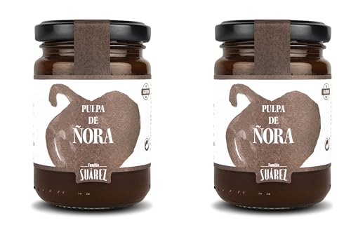 MADALO - Pack 2 unidades Pulpa de ñoras Familia Suarez tarro cristal 135grs - Total 270grs