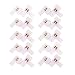 3528 2 Pin LED L Shape Connector - 10PCS iCreating 12V Single Color Solderless LED Light Strip Tape 90 Degree Corner Connectors for 8mm Wide Flexible SMD 3528 2835 Single Color LED Strip Lights