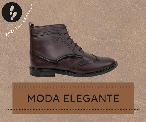 Image of Men's Handcrafted Leather Chelsea Boots - Crafting Luxury and Elegance for You Brown 7