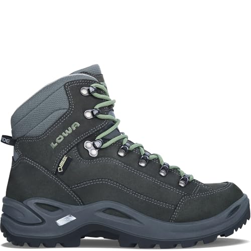 Lowa Damen Renegade GTX Mid Damen Wanderschuhe hoch,Schwarz,38 EU