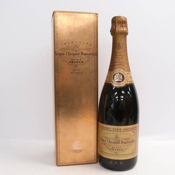 Veuve Clicquot Ponsardin（ヴーヴクリコポンサルダン）ロゼ リザーヴ 旧 1989 12％ 750ml X24
