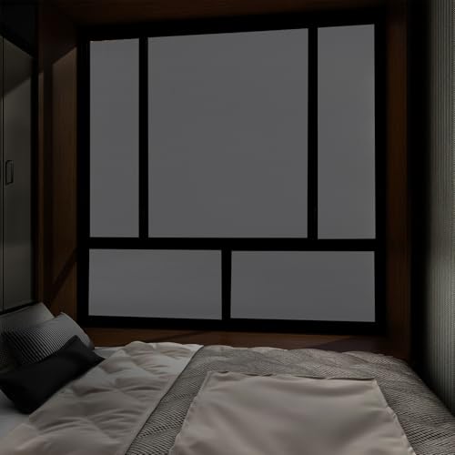 Película opaca negra para ventana 100x30 cm miniatura 2