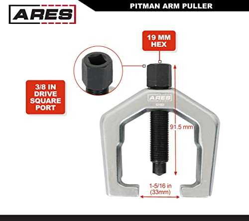 Ares 12107-1 5/16-Inch (33Mm) Pitman Arm Puller - Drop Forged Construction Designed To Remove Pitman Arms From Compact Cars #TOP1