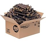 ValueBull Collagen Sticks for Small Dogs, 6 Inch Thin Chews, Natural Dog Treats, 400 Count Wholesale Pack - Supports Joints, Skin & Coat with Chondroitin & Glucosamine
