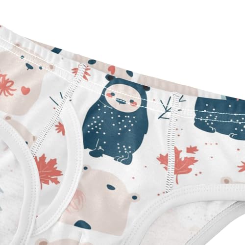 Celebrate Holiday Canada Day Beavers Elements Toddler Boys' Comfort Kids Underwear Breathable Children Panties4