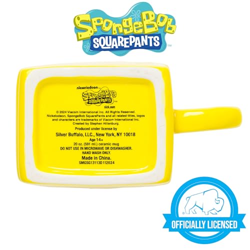 Taza de cerámica 3D de Bob Esponja 20 onzas miniatura 5