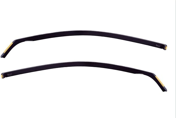 J&J AUTOMOTIVE Wind Deflectors for Dacia Sandero/Stepway 2021-Up 2pcs, Black, Aerodynamic, Easy Installation