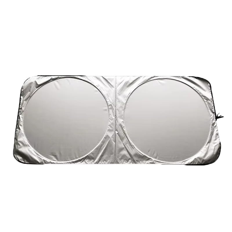 HUQAOL Parasol para el Parabrisas del Coche, bloquea los Rayos Ultravioleta, Reduce la transmisión de Calor y la Temperatura Interior del vehículo.para Smart 453
