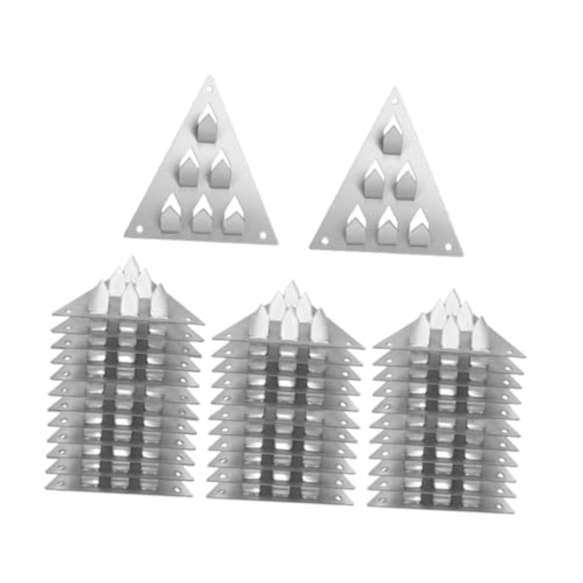 36 Pieces 6 Prong Angled Acoustic Insulation Clips