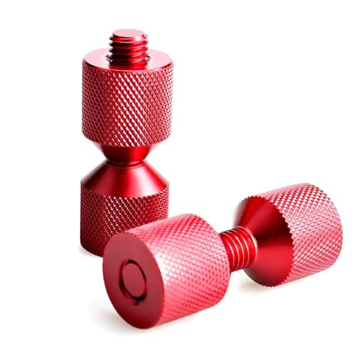 IMCCZONY 1-1/8 Zoll Stifte mit zwei Löchern, Konstruktion aus Aluminium 6061, Flansch-Ausrichtungsstift mit 2 Löchern, 4 Stück