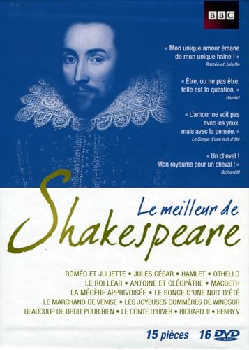 Shakespeare colección en DVD pack de 15 piezas importado de Francia 2