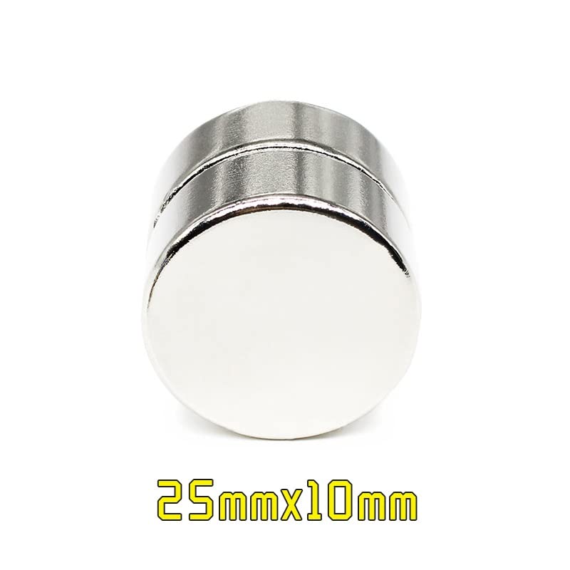 1/2/5/10PCS 25x10 mm Round Neodymium 25x10mm Thick Disc Magnetic 25 * 10 Magnets(5PCS)
