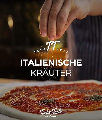 Foto von TIMBER TASTE® Italienische Gewürze Geschenkset - 5 mediterrane Mischungen Impasto Pizza Caprese Pesto Aglio Piccante | Antipasti Pasta Männergeschenke Feinkost | Gewürze Set - Geschenke für Männer