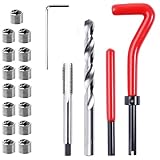 Fixinus 20 Piece M10 x 1.5mm Thread Repair Insert Kit, Stainless Steel Thread Repair...