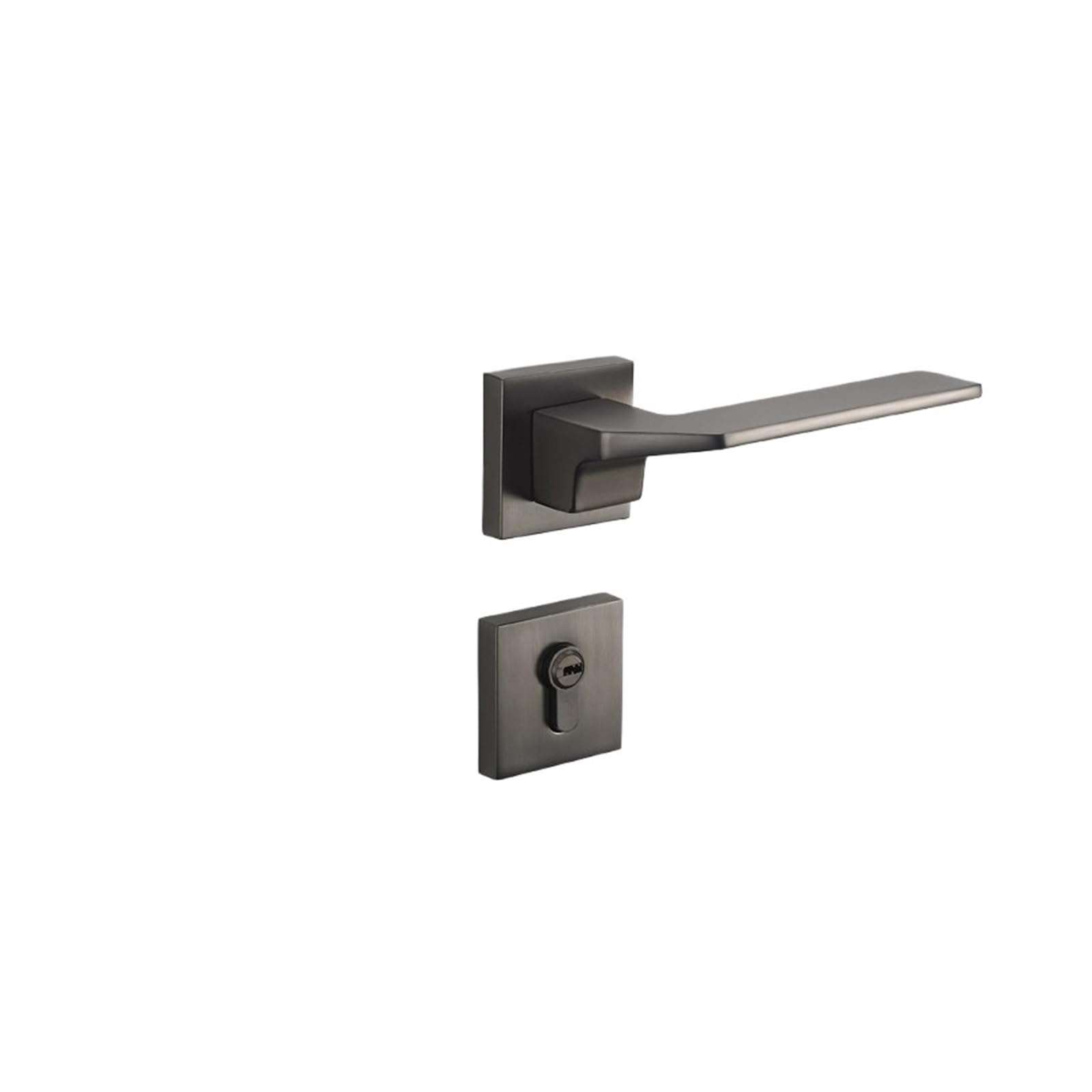 Vlalamno One Color Gray European Style Magnetic Silent Split Lock Bedroom Handle