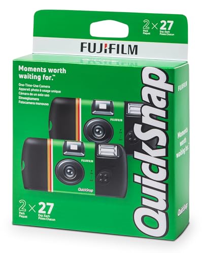Image of Fujifilm QuickSnap Flash 400 One-Time-Use Camera - 2 Pack