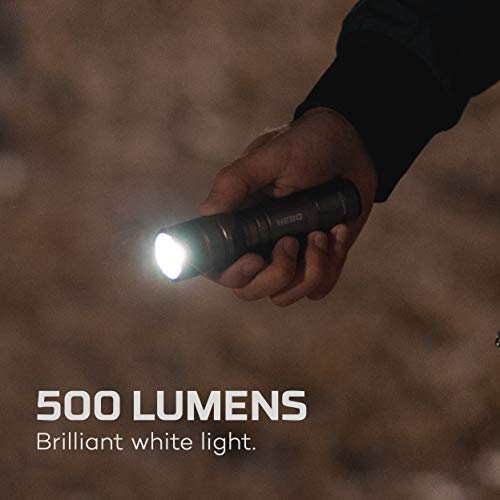 Nebo Newton 500 Lumen Powerful Led Handheld Flashlight | Aa Battery Powered Compact Waterproof Flashlight #TOP1
