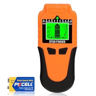 Rilevatore tubi e cavi elettrici 6-in-1 – Rilevatore Stud Avanzato con Display LCD e Allarme Sonoro, Sensore da Parete Preciso per Legno, Metallo e Fili