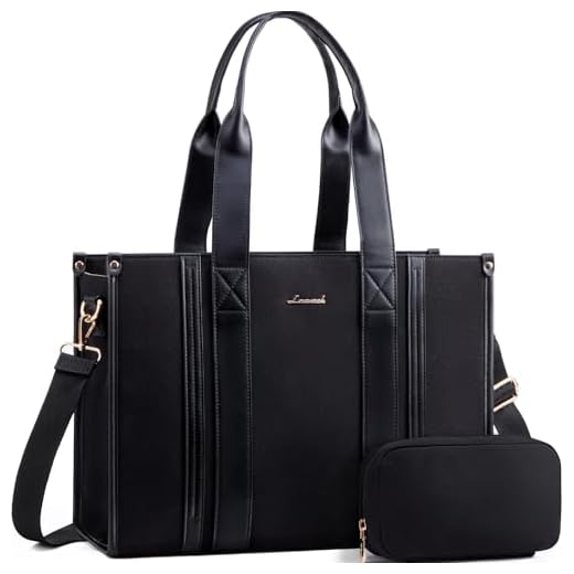 Best stylish travel tote Large Canvas Laptop Bag for Women
