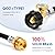 GasSaf 12FT Propane Hose Propane Adapter Hose 1lb to 20lb Connection, Propane Tank Hose and Gauge Fit for Heater Buddy, Weber Q Grills, Coleman Stoves, Blackstone Tabletop Griddles & More