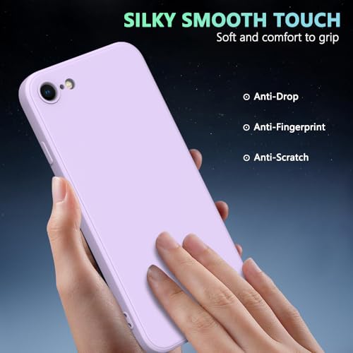 Image of for iPhone SE /8 /7 Case Purple, Scratch Resistant with Soft Touch, Slim Thin Phone Cover for iPhone SE 3rd Gen (2022), iPhone SE 2nd Gen (2020), iPhone 8 /7 4.7 inch