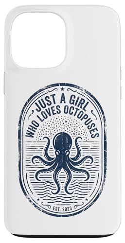 Just A Girl Who Loves Octopuses���B���e�[�W�o�b�W �X�}�z�P�[�X iPhone 13 Pro Max �p