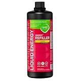 Squeezy Liquid Energy Refiller (Zitrone+Koffein) 1000 ml - Sport Energy Gel mit erhöhtem Wasseranteil für schnelle & dauerhafte Energie bei maximaler Verträglichkeit - ohne Nachtrinken