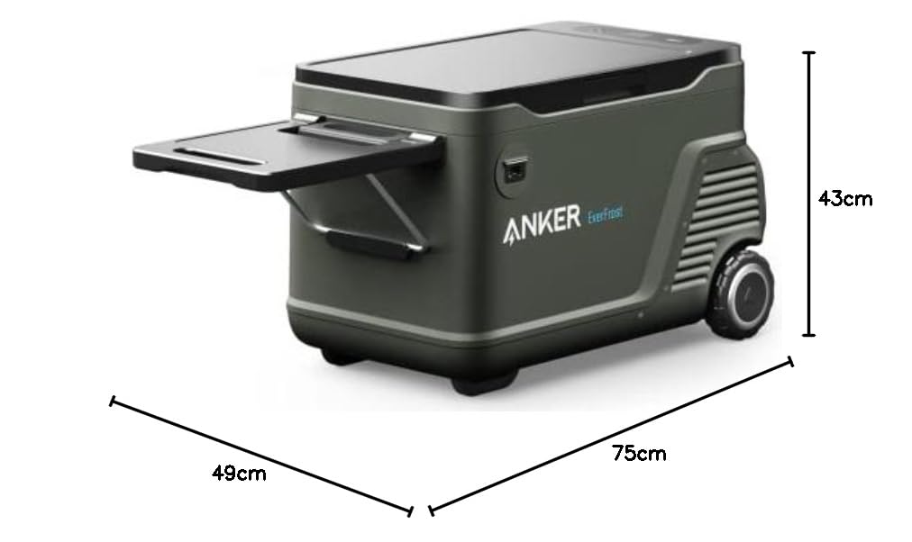 Anker Everfrost Portable Fridge, 33 Litre Cool Box, 4F to 68F