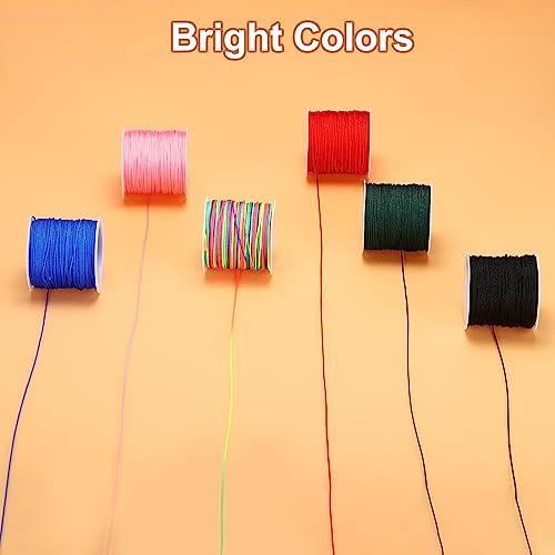 Hilo de nylon de 0,8 mm para tejer pulseras y collares sin enredos 6