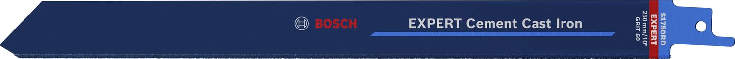 Bosch Bosch Professional 1x Expert ‘Cement Cast Iron’ S 1750 RD Reciprocating Saw Blade (for Cast iron, Fibre plastics GFK, CFK, Lengt