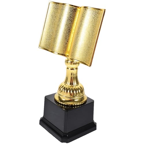 Trophée de lecture doré VALICLUD, cadeau et récompense pratique pour petits amis