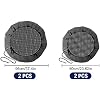 4PCS Filet De Citerne De Pluie Réglable 60cm & 95cm - Protection Anti-Feuilles & Insectes