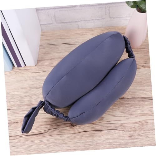 Almohada de viaje con mascarilla de algodón y poliéster miniatura 6