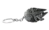 BEAUX BIJOUX Accessories - Palladium Millennium Falcon Key Chain - Starship Key Ring - Merchandise