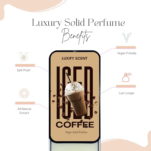 Image of Pack of 2 Flora & Cold Coffee Solid Perfumes | Alcohol Free Cologne for Men & Women | Strong & Lasting Fragrance | Non-Greasy Wax Perfume | Gifting Set for Him & Her