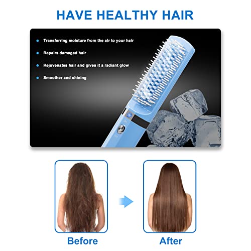 Cold Brush For Hair Repair And Maintenance - Mexitop Upgraded Cryotherapy Brush For All Hair, Professional Hair Repair Care Tools, Hair Frizzless, Softer, And Shinier #TOP2