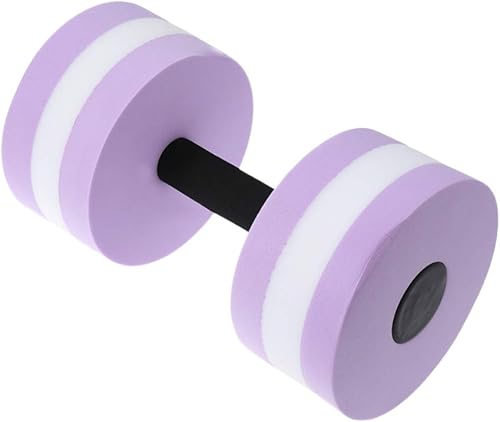 SEWACC Ejercicio acuático Dumbell de EVA Water Aeróbico Dumbell Aquatic Fitness Barbell Barra de mano de espuma para ejercicios de piscina, pérdida