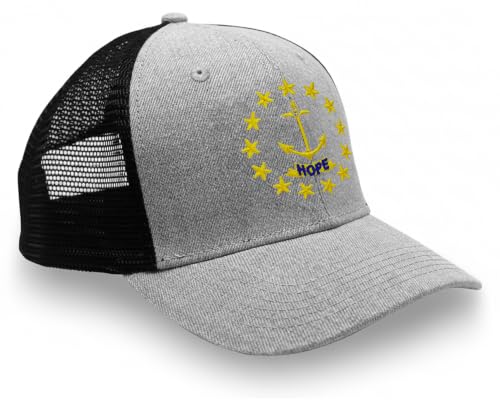 Image of International Tie State Hat for Men and Women, Adjustable Snapback Trucker Baseball Cap with Embroidered Patch
