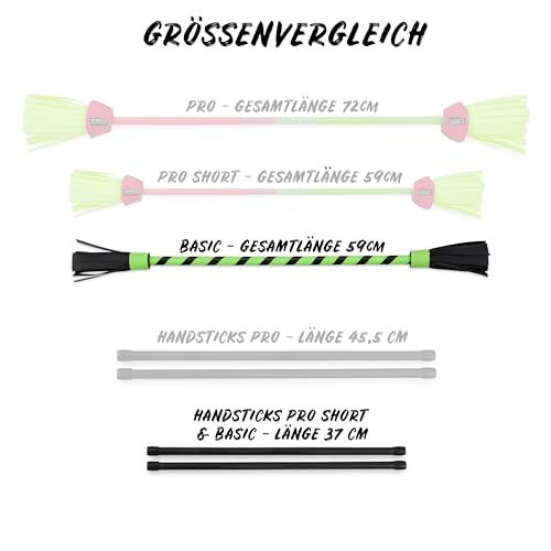 Flowerstick Basic Vert oubliez les chutes avec cette jonglerie avec baguettes