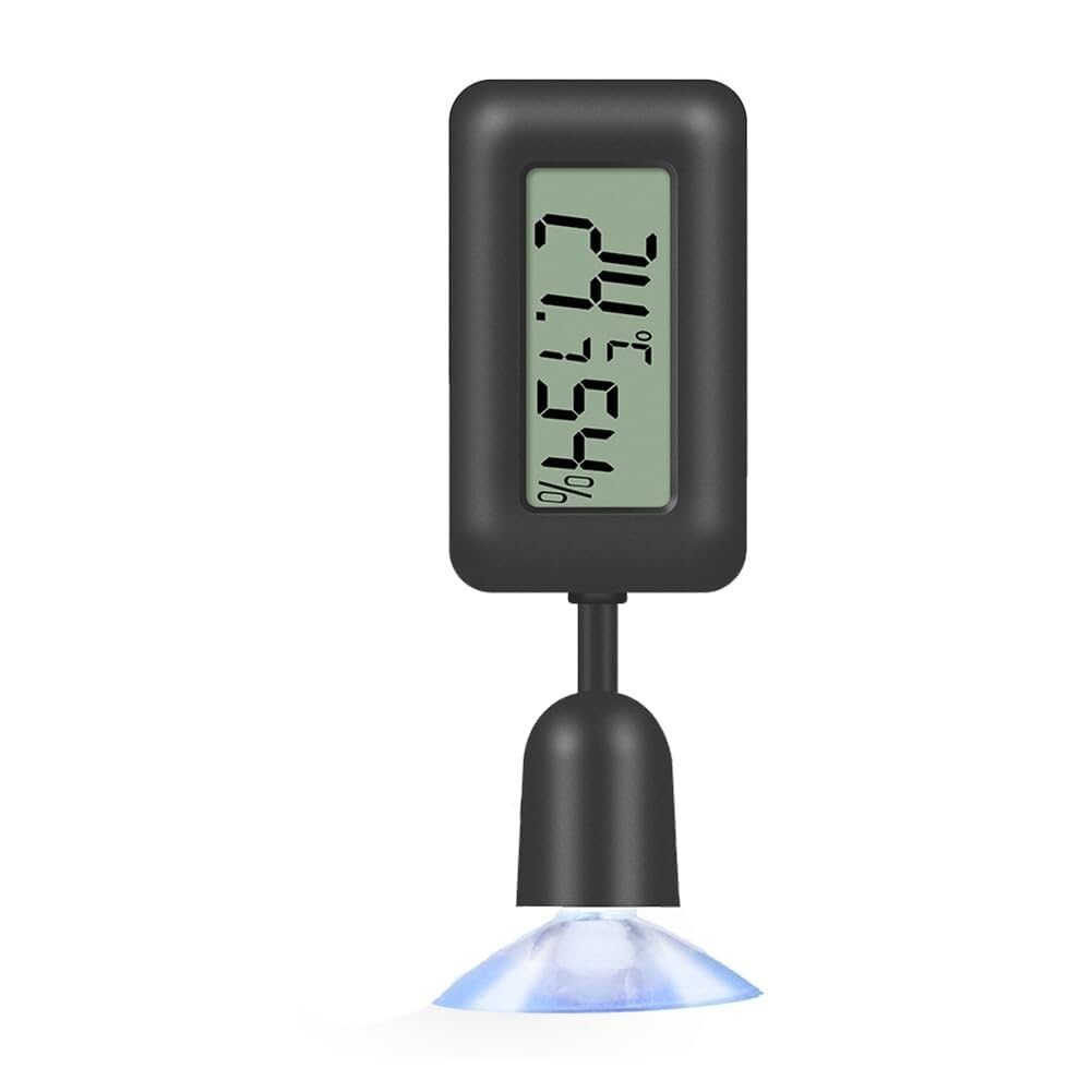 Mini termometro digitale for interni, misuratore di temperatura e umidità for terrari, accessori for rettili, humidor, termostato for rettili