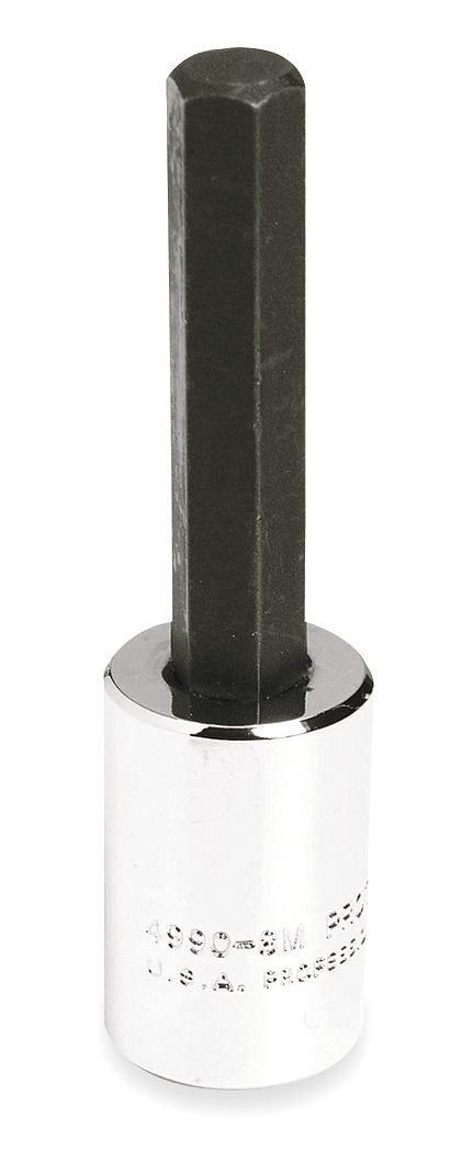 Stanley Proto J4990-9M 3/8" Drive Hex Bit Socket, 9mm