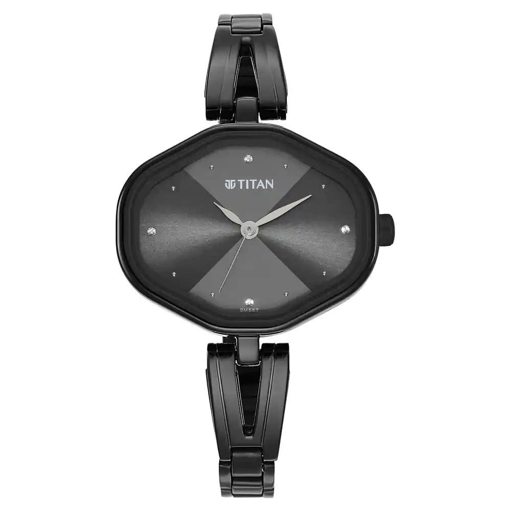 Titan Womens Analog Multicolor Dial Black Band Stainless Steel Watch (B0BFBTHSH3) Amazon Price History, Amazon Price Tracker